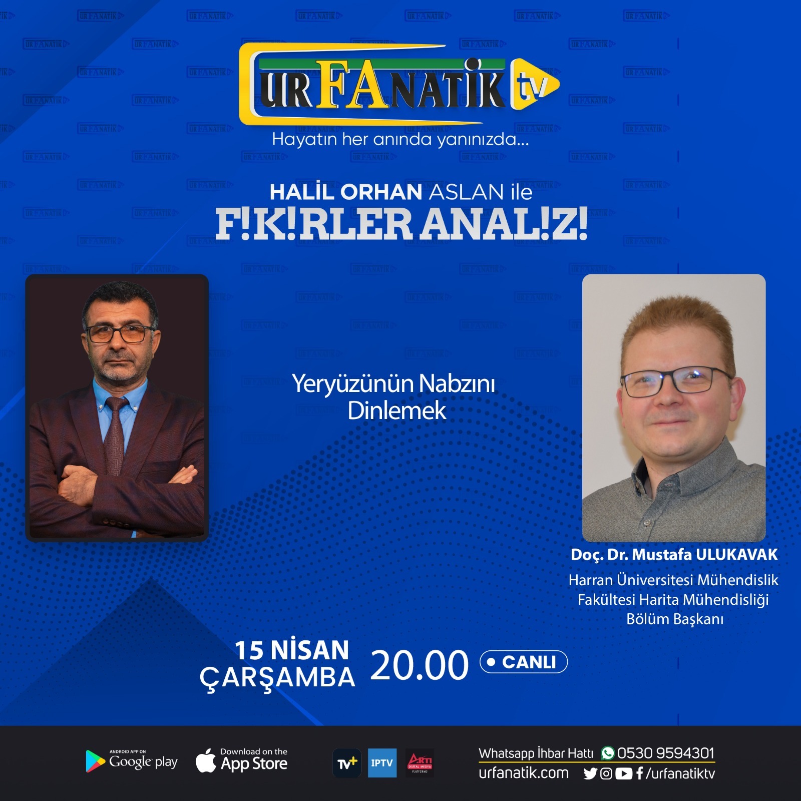"Yeryüzünün Nabzını Dinlemek: Deprem Erken Uyarısı ve Afetlere Dirençli Şehirler" adlı Fikirler Analizi Programına Davetlisiniz!